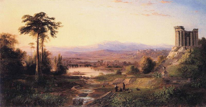 Robert S.Duncanson Recollections of Italy oil painting image